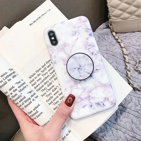 Accessories - NEW iPhone Max/XR/X/XS/7/8/Plus Marble W/ Holder